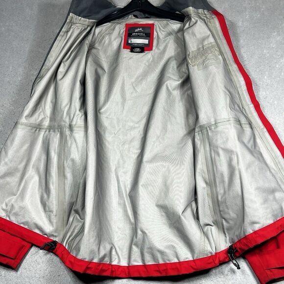 ZHIK Jacket Mens Size Large Red AroShell Relaxed Regular Fit Waterproof Jacket - Picture 10 of 16